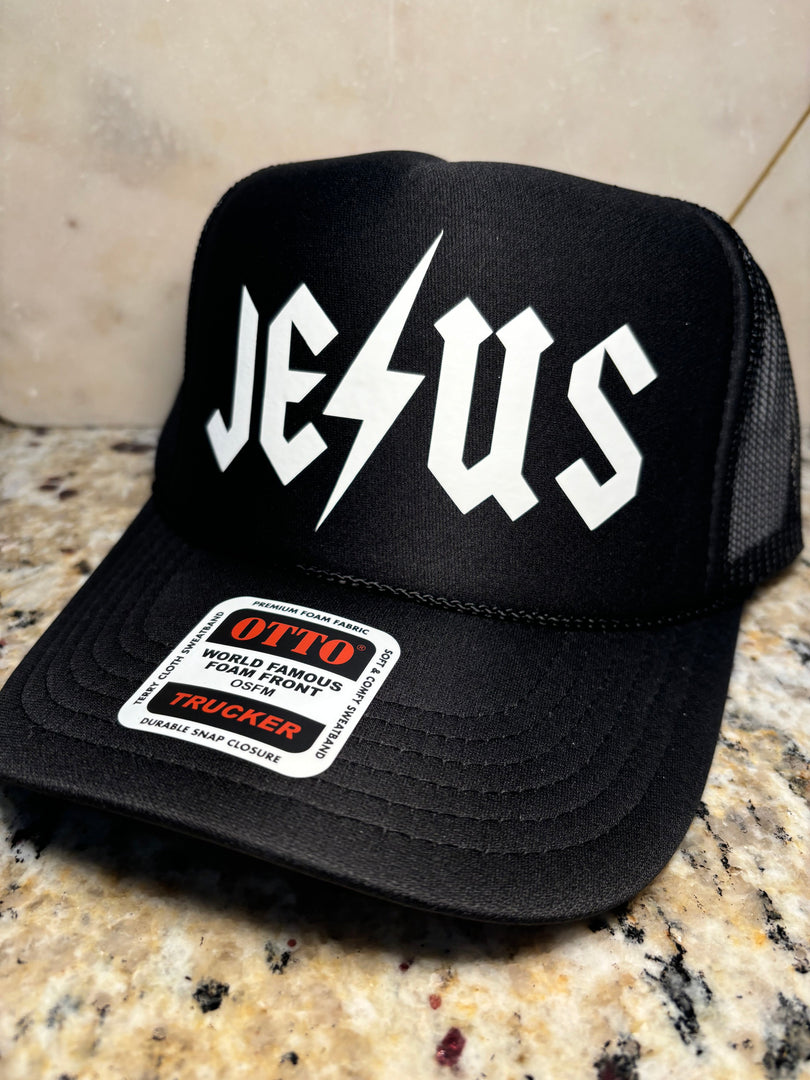 Jesus ⚡️ on Black Trucker