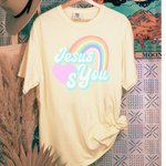 Load image into Gallery viewer, Jesus Loves You Comfort Colors Tshirt
