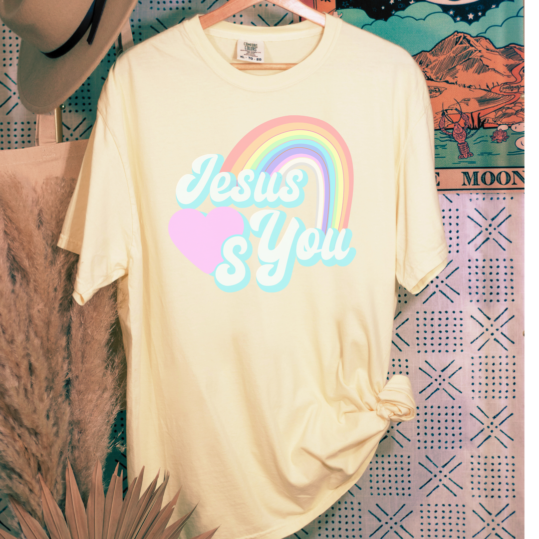 Jesus Loves You Comfort Colors Tshirt