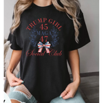 Load image into Gallery viewer, Trump Girl Comfort Colors Tshirt or District Crewneck Sweatshirt
