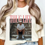 Load image into Gallery viewer, Thug Life Comfort Colors Tshirt or District Crewneck Sweatshirt
