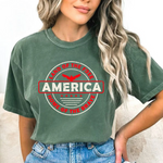 Load image into Gallery viewer, America Comfort Colors Tshirt or District Crewneck Sweatshirt
