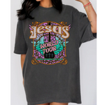 Load image into Gallery viewer, Jesus World Tour Comfort Colors Tshirt or District Crewneck Sweatshirt
