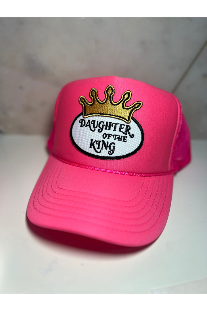 Daughter of the King patch trucker hat