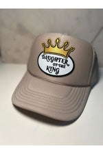 Load image into Gallery viewer, Daughter of the King patch trucker hat
