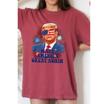 Load image into Gallery viewer, Make American Great Again Comfort Colors Tshirt or District Crewneck Sweatshirt
