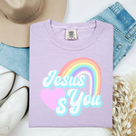 Load image into Gallery viewer, Jesus Loves You Comfort Colors Tshirt
