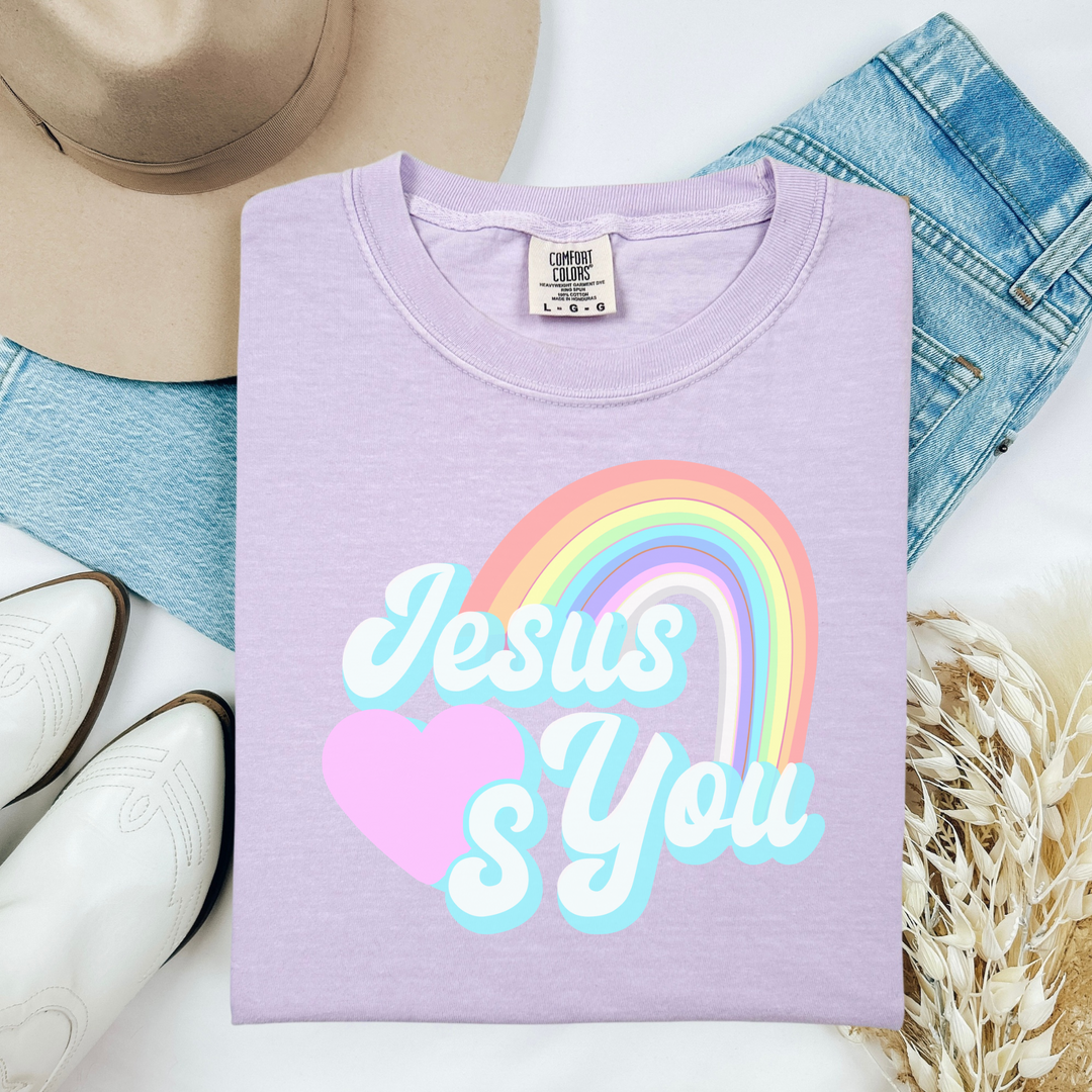 Jesus Loves You Comfort Colors Tshirt