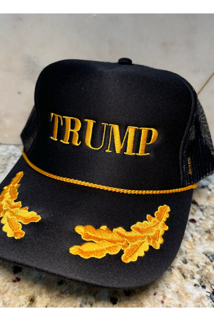 Gold Leaf Trump trucker hat