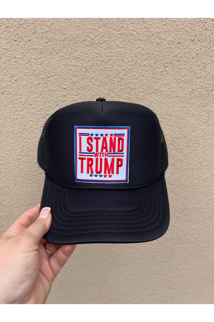 I STAND WITH TRUMP-BLACK