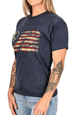 Load image into Gallery viewer, Women&#39;s 2A Betsy Ross Flag Patriotic Boyfriend Fit T-Shirt
