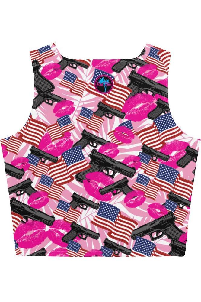 The Patriot Barbie Crop Top