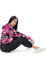 Load image into Gallery viewer, The Patriot Barbie Women’s Cropped Windbreaker
