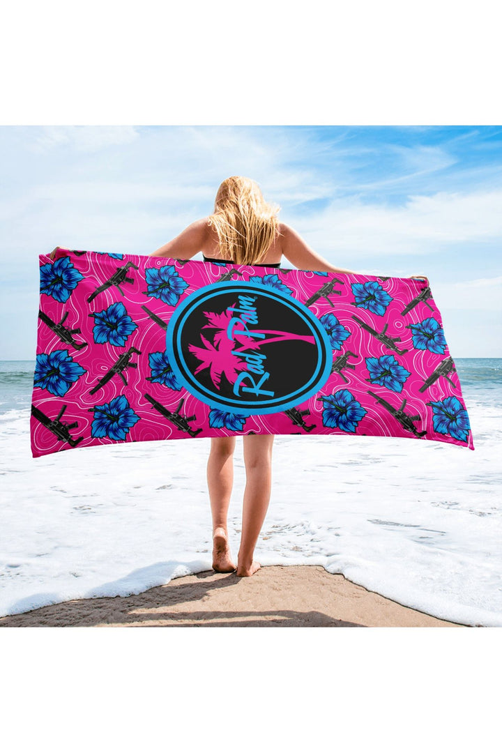 High Capacity Hibiscus Towel