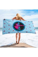 Load image into Gallery viewer, Flamingo Flotilla Towel
