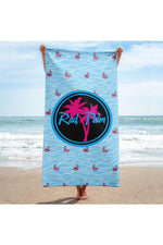 Load image into Gallery viewer, Flamingo Flotilla Towel
