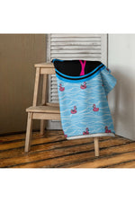 Load image into Gallery viewer, Flamingo Flotilla Towel
